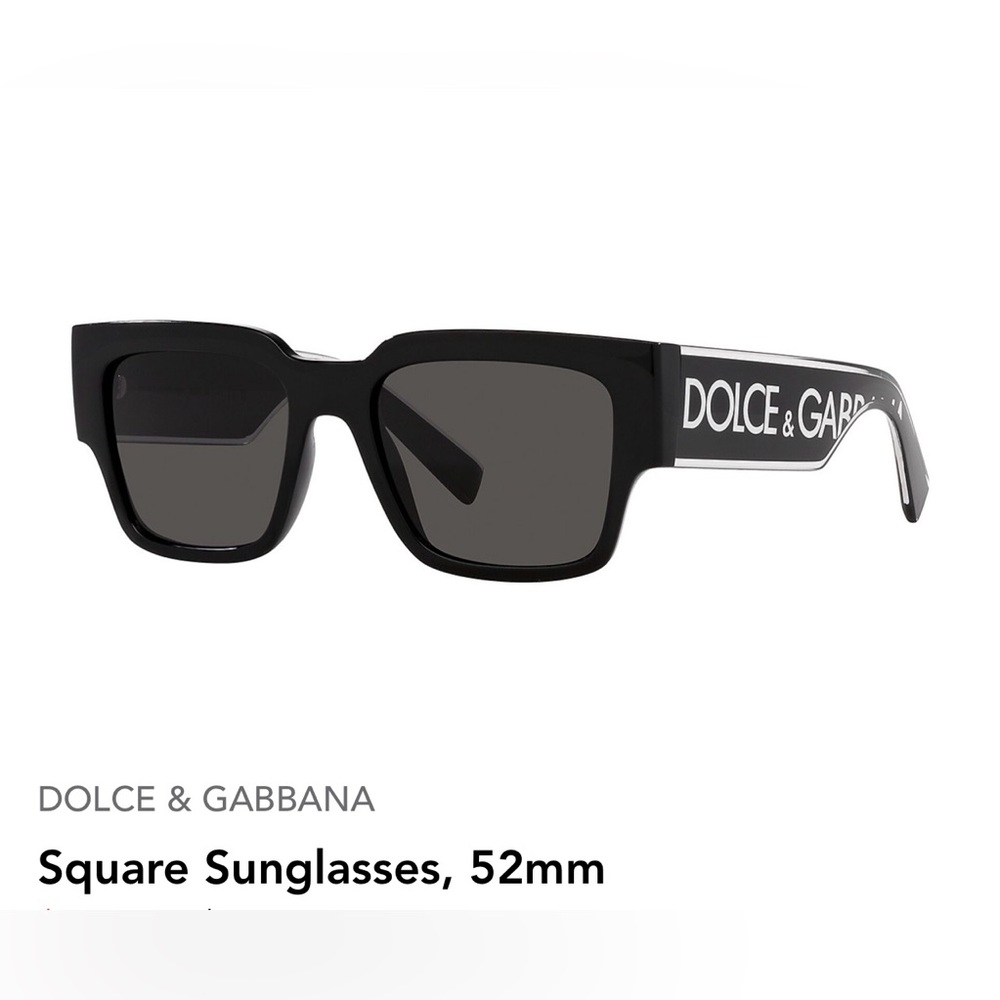 DOLCE & GABBANA  black sunglasses new/case /box.100% Authentic